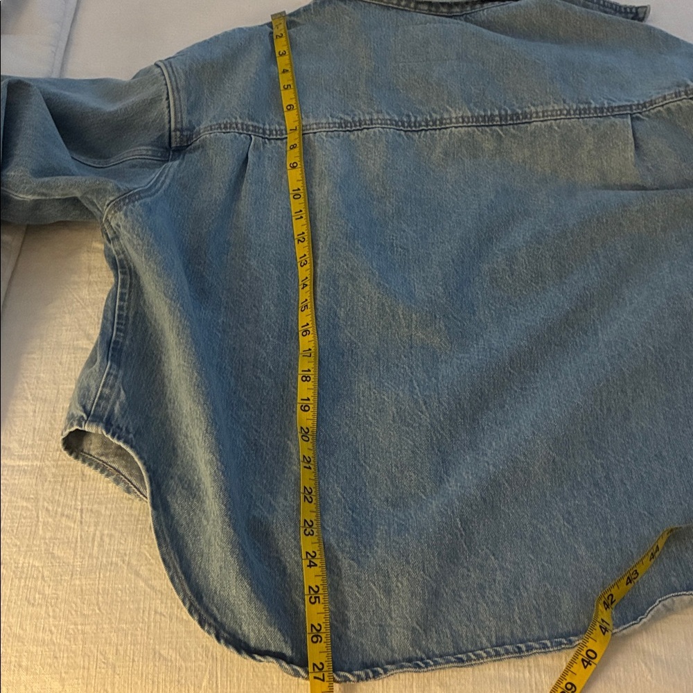 Aritzia    DENIM FORUM Blue Denim Jacket LIKE new 🆕 - Picture 8 of 8